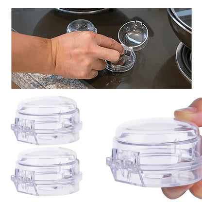 Pair of universal kitchen gas stove knob covers without lock - Prozone