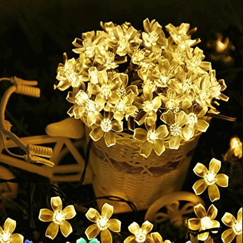 Cherry sakura blossom flower string lights - Prozone