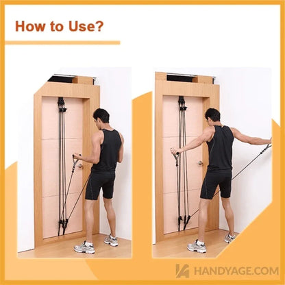 Door gym set with pulley design - Prozone