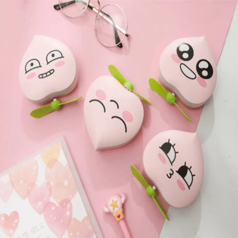 Heart shape lighting makeup mirror with mini fan - Prozone