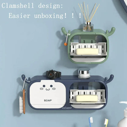 Flip-top cartoon antler soap box - Prozone