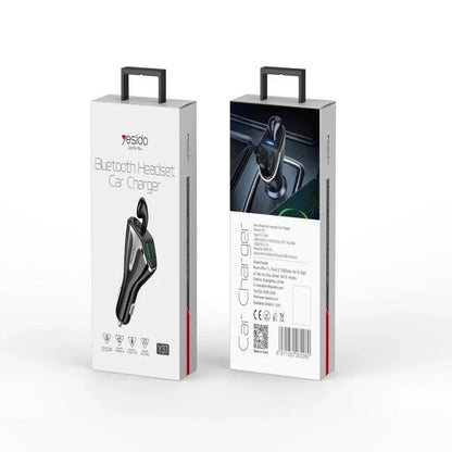 Yesido y37 bluetooth headset and car charger - Prozone