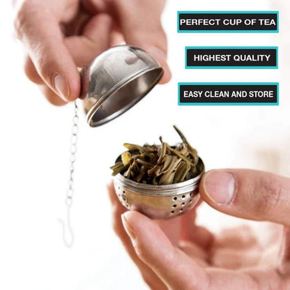 Pack-of-2 stainless steel tea ball infuser - Prozone