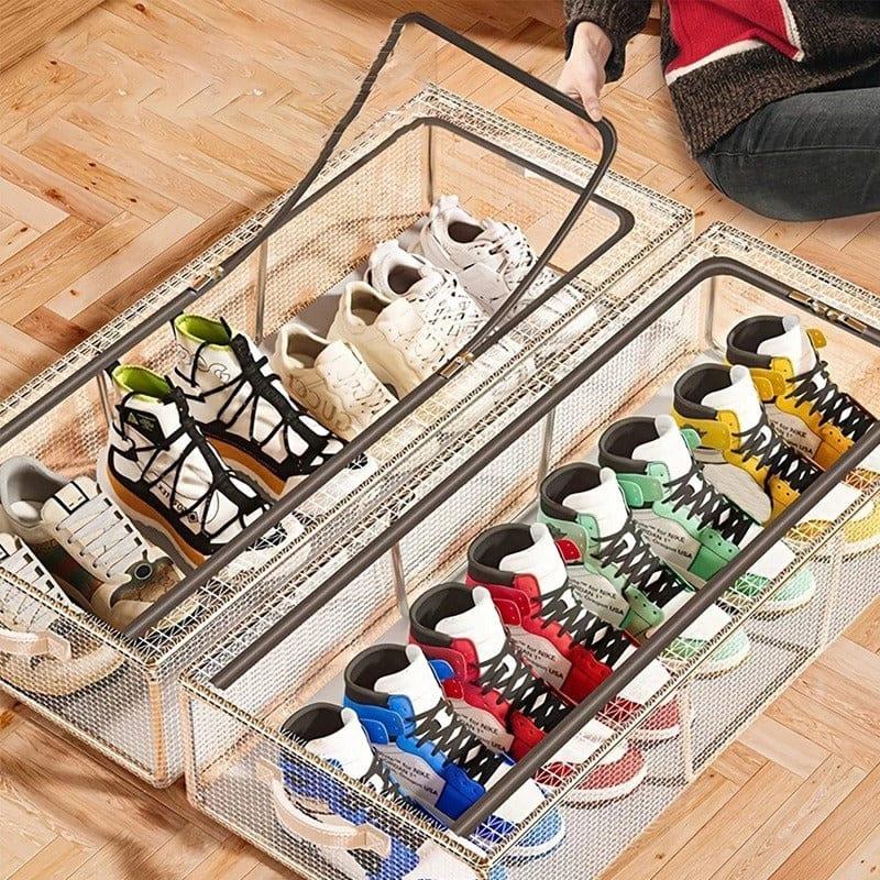 Shoe Storage Box With Steel Frame Large Rack - Prozone