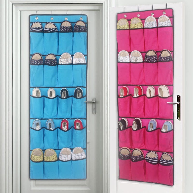 Over the Door 20-Pocket Organizer 5-Layer Hanging Storage Shelf - Prozone