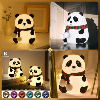 Cute Panda Silicon Night Light Lamp - Prozone