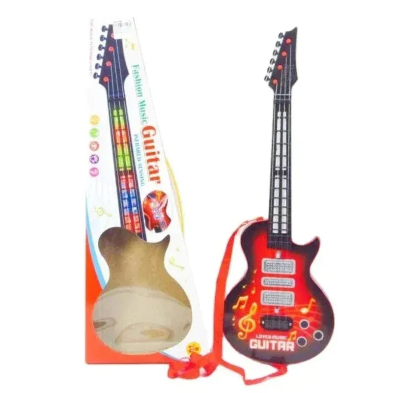 Battery operated kids guitar with light sound - Prozone