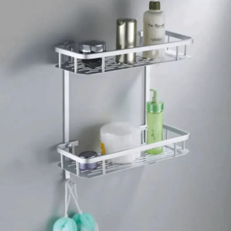 Aluminum wall mounted 2 layer shelf - Prozone