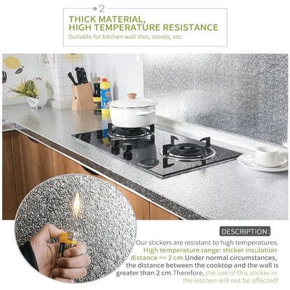Kitchen oil-proof waterproof aluminum stickers - Prozone