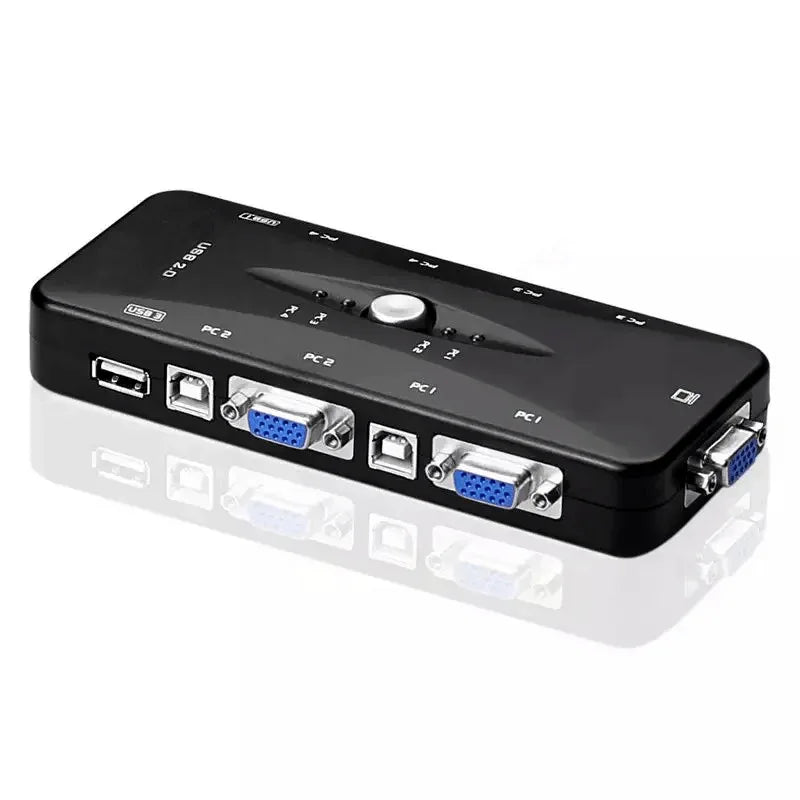 4 port usb 2.0 kvm switch box universal adapter - Prozone