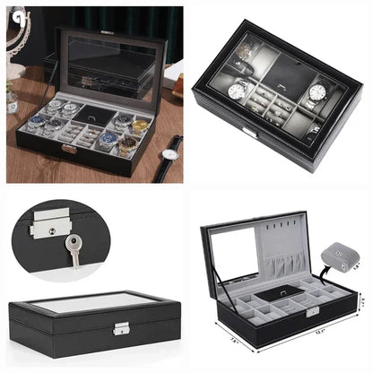 8 slots watch and ring storage case - Prozone