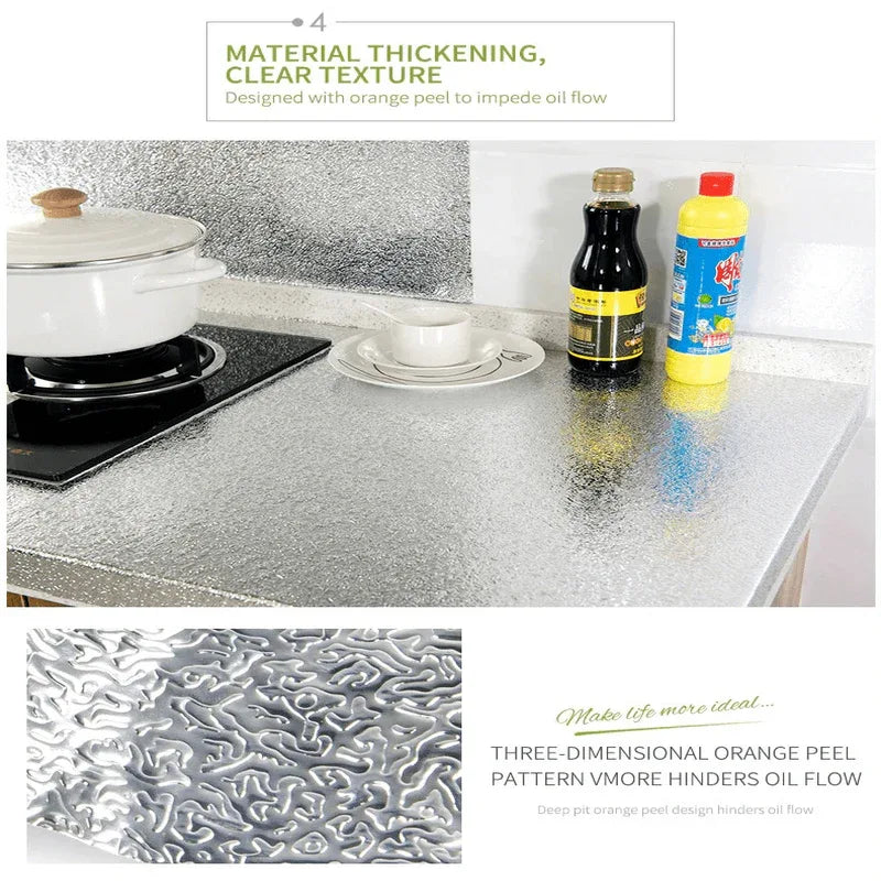 Kitchen oil-proof waterproof aluminum stickers - Prozone