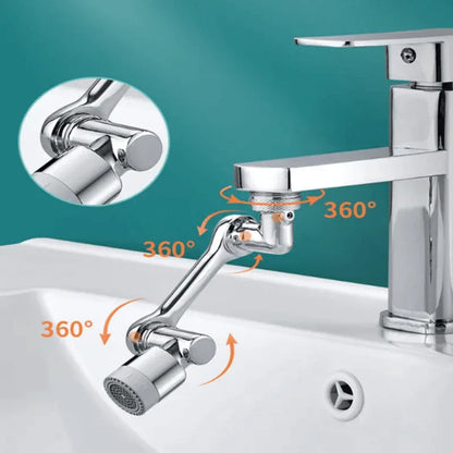 Rotating 1080° degrees water faucet tap plastic extender 2 modes - Prozone