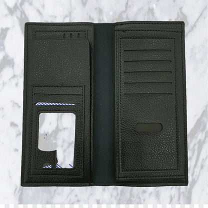 Luxury men utra-thin long wallet woven pattern - Prozone
