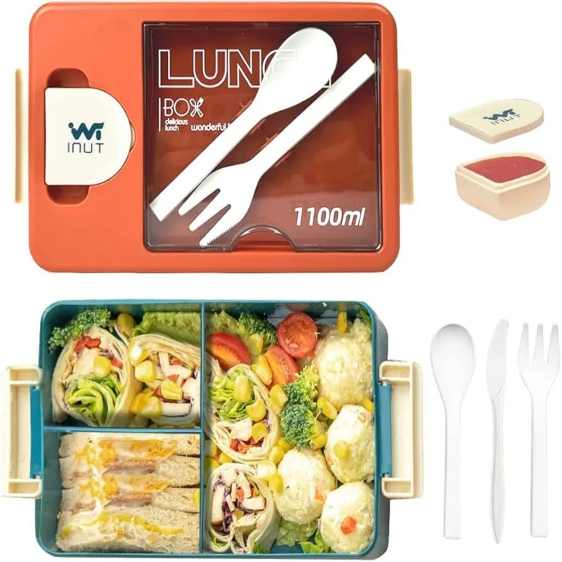 Air Tight Lunch Box With Sauce Box - Prozone