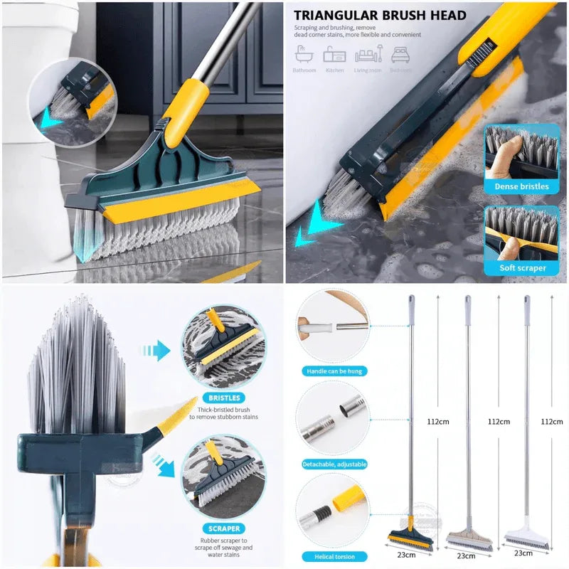 V-shaped bristles floor scrub cleaning brush - Prozone