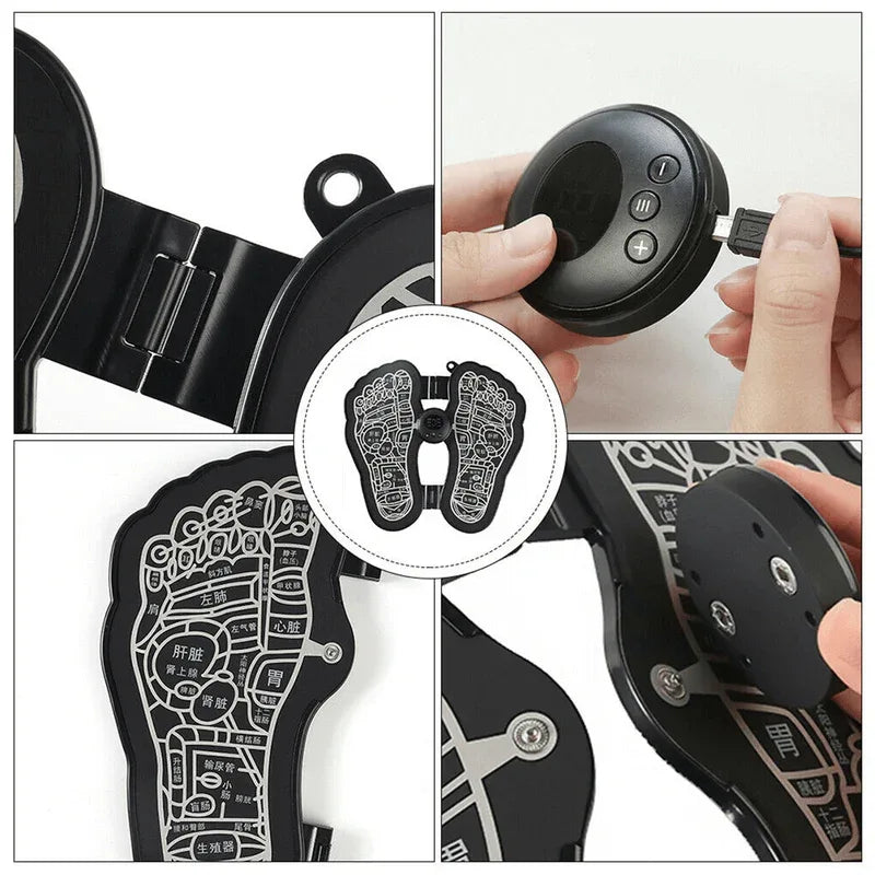Foldable electric ems foot massager pad - Prozone