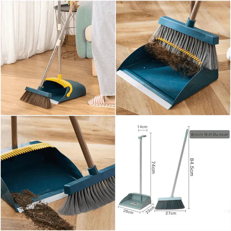 Attachable broom with dustpan - Prozone