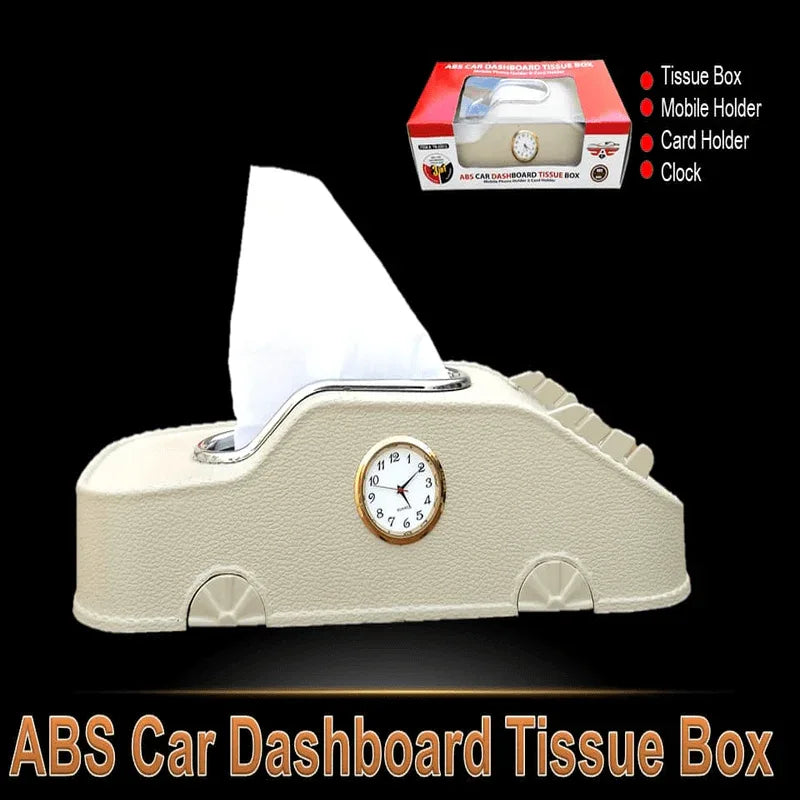 3-in-1 nonskid dashboard tissue box mobile holder card holder - Prozone