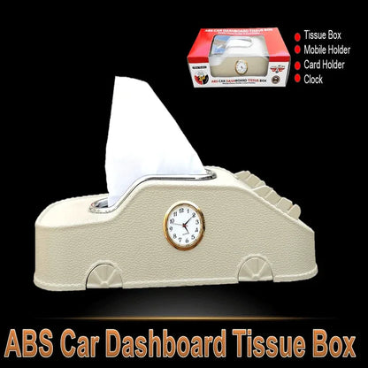3-in-1 nonskid dashboard tissue box mobile holder card holder - Prozone