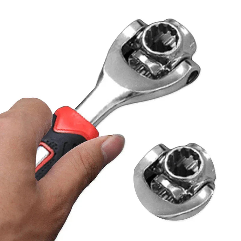 48 in 1 tiger wrench tool socket works with spline bolts - Prozone
