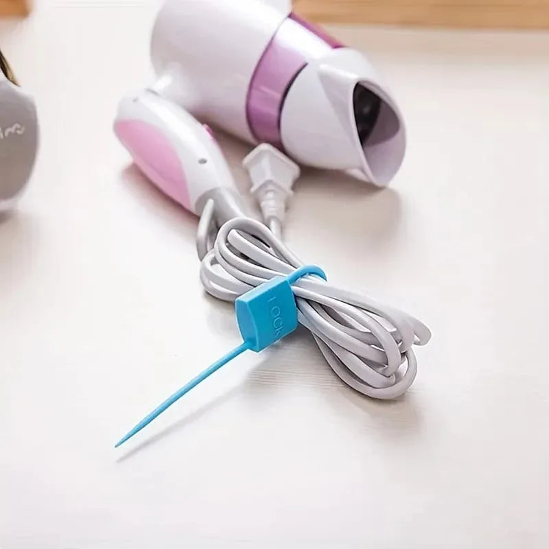 3pcs New Multifunctional Locking Silicone Strap Binding Rope - Prozone