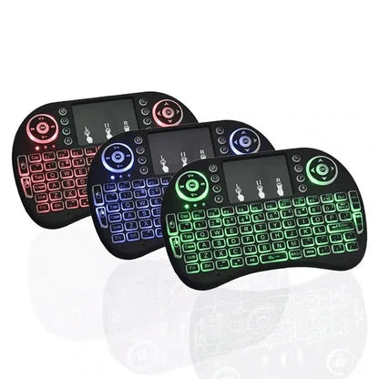 3 colors backlit mini wireless keyboard with touchpad - Prozone
