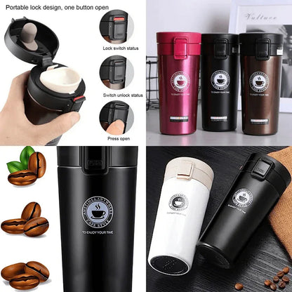 300ml vacuum insulated stainless steel tea coffee mug - Prozone