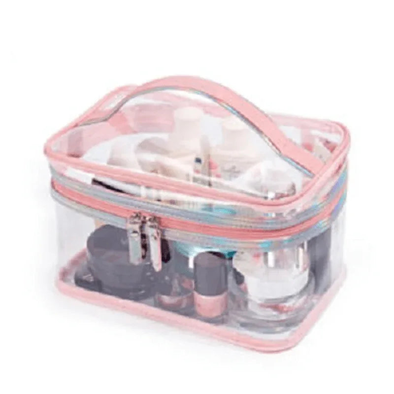 Pack of 2 pink pouch cosmetic organizer - Prozone