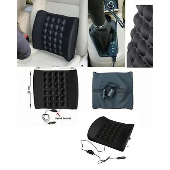 Car back seat massager with vibrator - beige - Prozone