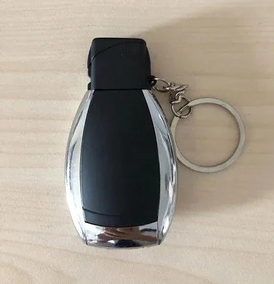 Car key lighter gas inflatable windproof + lights key buckle - Prozone