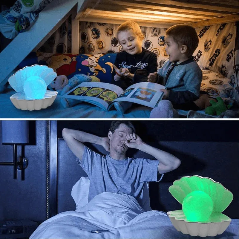 Rgb 8 colors changing pearl shell mood lamps - Prozone