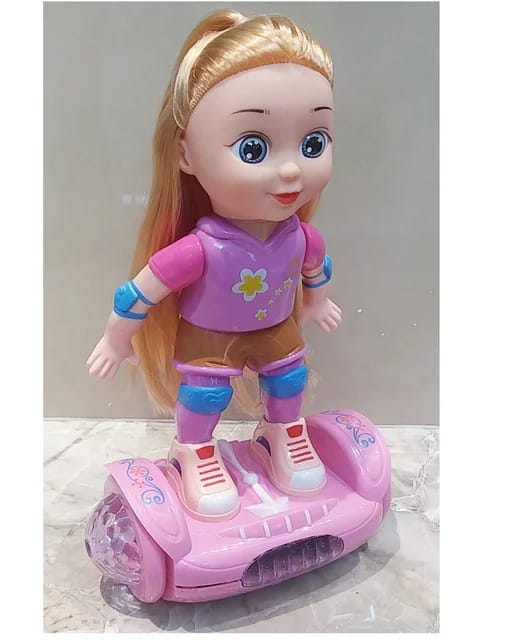 Battery operated skate doll with light sound - Prozone