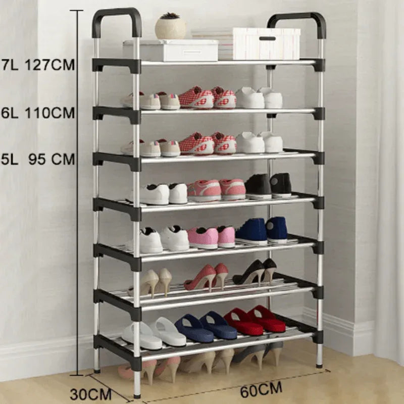 7 layer steel shoe rack organizer - Prozone