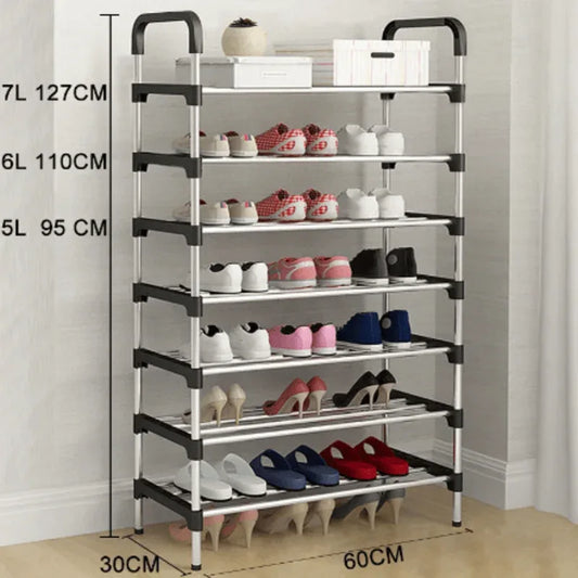 7 layer steel shoe rack organizer - Prozone