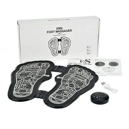 Foldable electric ems foot massager pad - Prozone