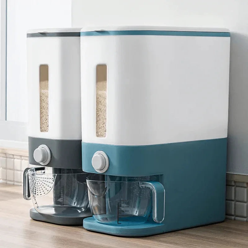 Rice dispenser with measuring cup - Prozone