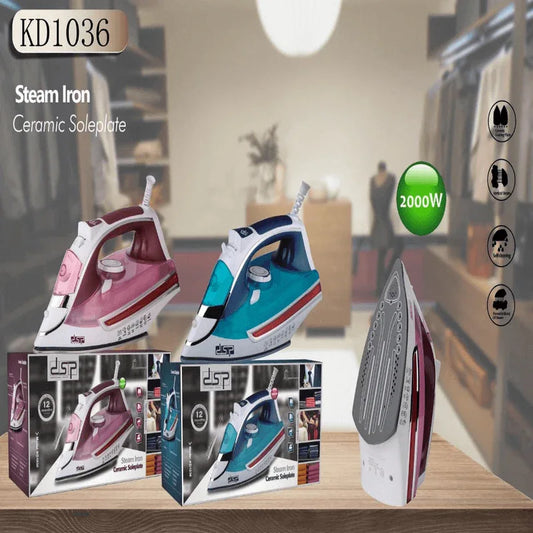 Dsp home professional electric steam iron - Prozone