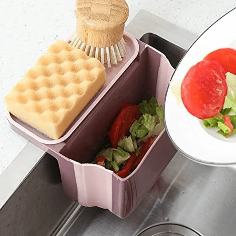 Double suction cup hanging sink drain basket - Prozone
