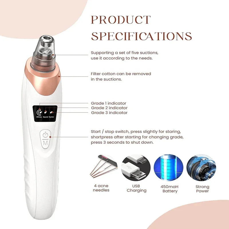 Newest blackhead remover pore vacuum - Prozone