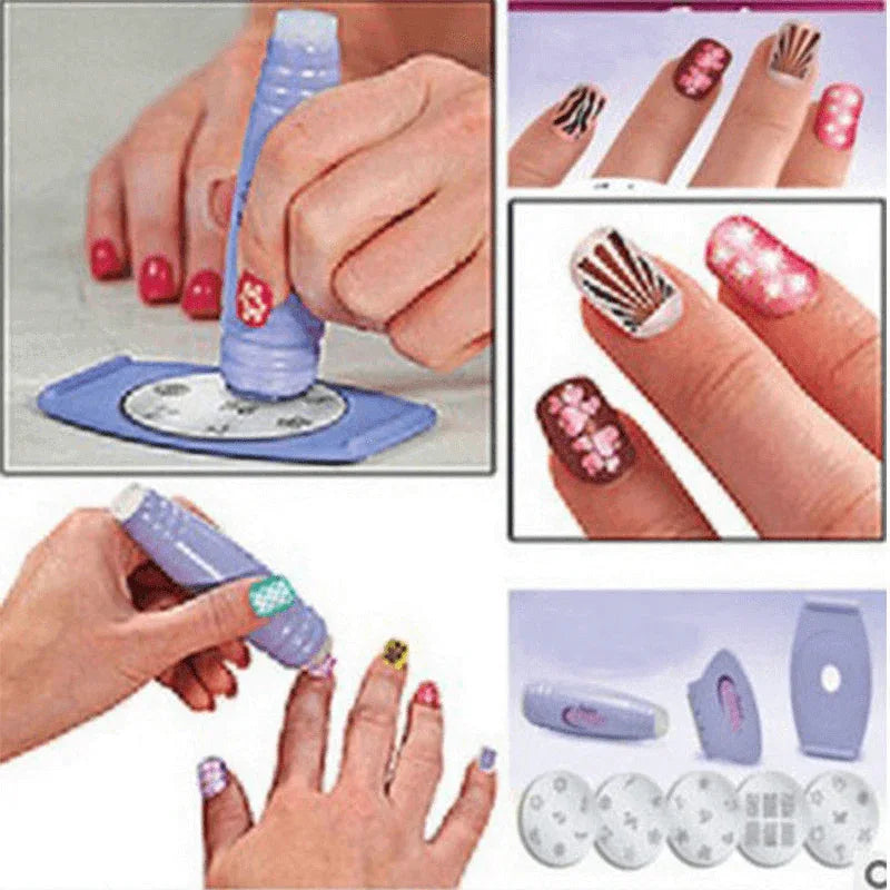 Professional salon express nails art diy stamping - Prozone