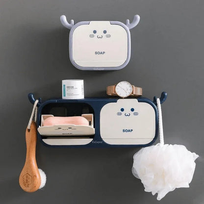 Flip-top cartoon antler soap box - Prozone