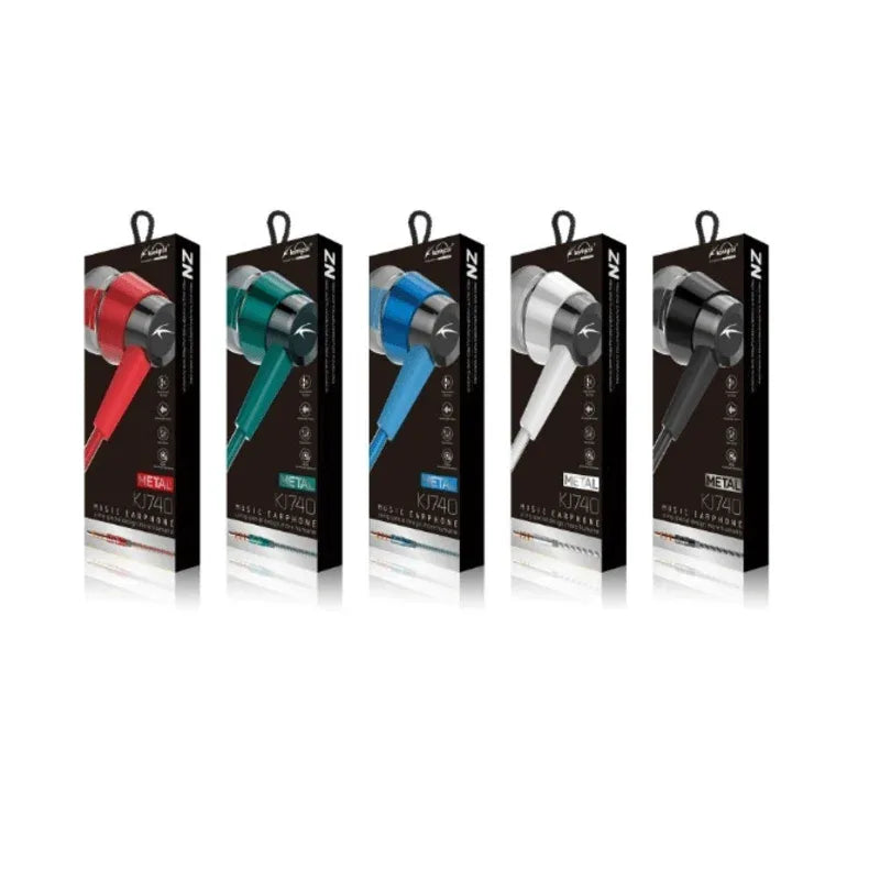 Koniycoi kj-740 super bass metal earphone - Prozone
