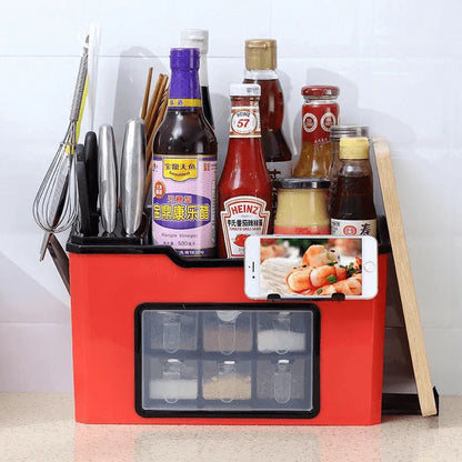 Multi-function kitchen rack condiment storage box - Prozone