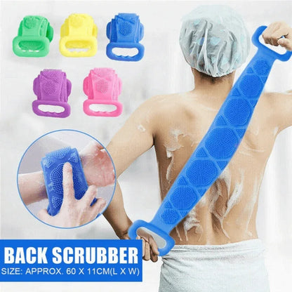 Silicone massage scrubber skin cleansing belt - Prozone