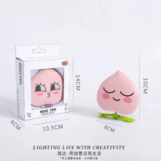Heart shape lighting makeup mirror with mini fan - Prozone