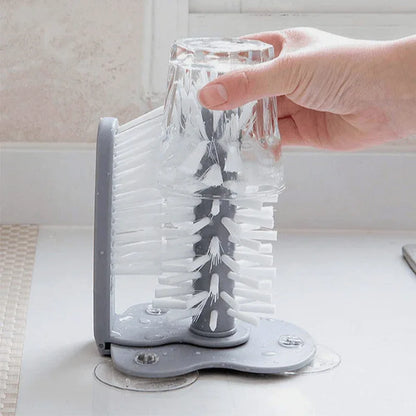 Cleaning brush with suction base bristle - Prozone