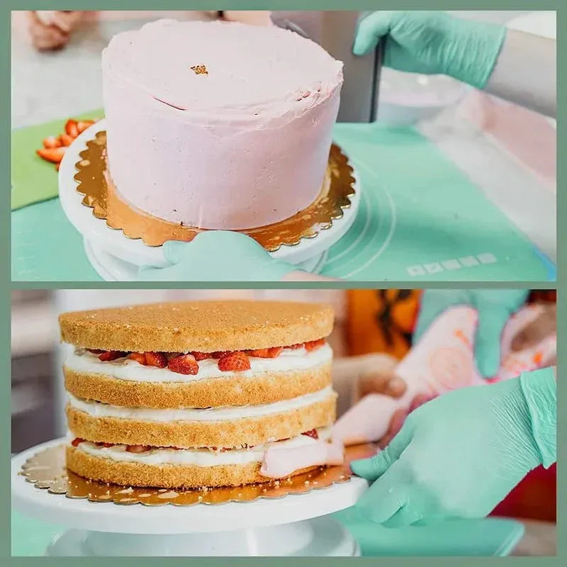 Cake rotary table mini plastic fondant - Prozone