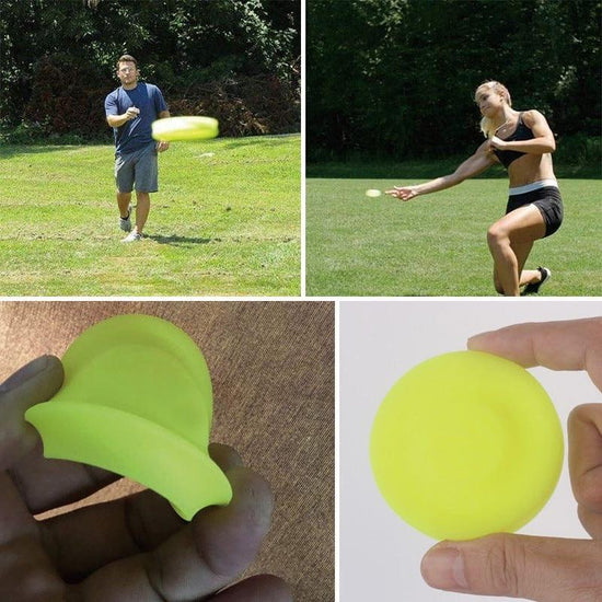 1pc Creative Mini Silicon Frisbee Hand Push - Prozone