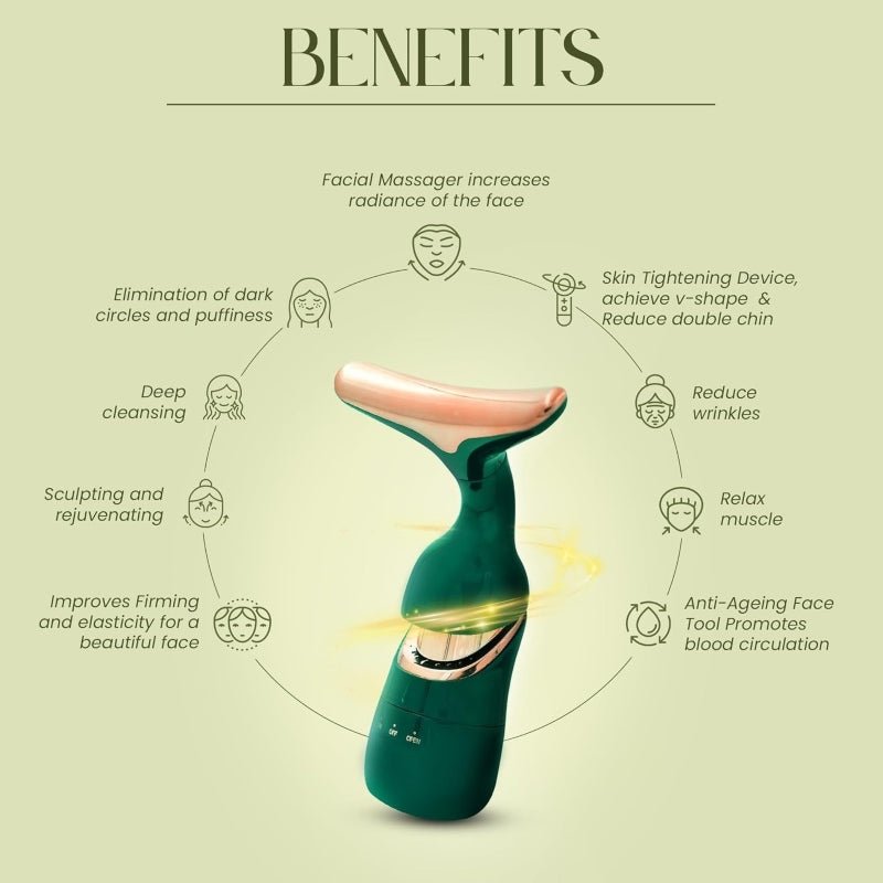 3in1 Face and Neck Massager Lifting Anti aging mask - Prozone